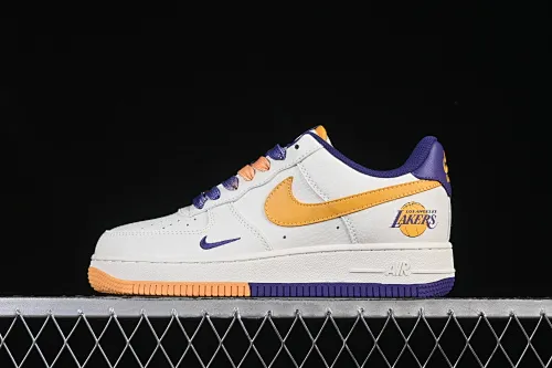 All categories Nk Air Force 1 Air Force series Nk Air Force 1 Low Air Force low-top Nike Air Force 1'07 Low NBA joint Purple Lakers Air Force 1 low-top casual sneakers CS5288-006